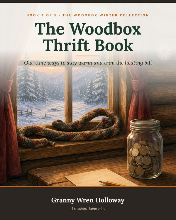 Book 4 cover: The Woodbox Thrift Book