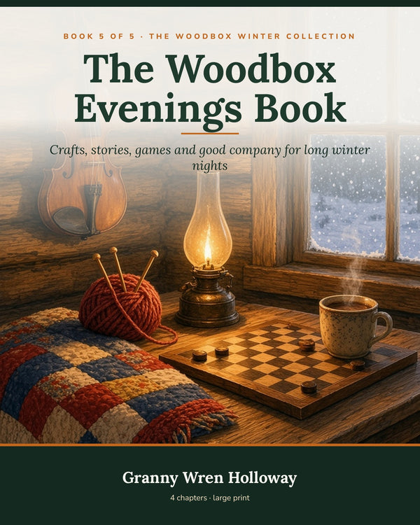 Book 5 cover: The Woodbox Evenings Book