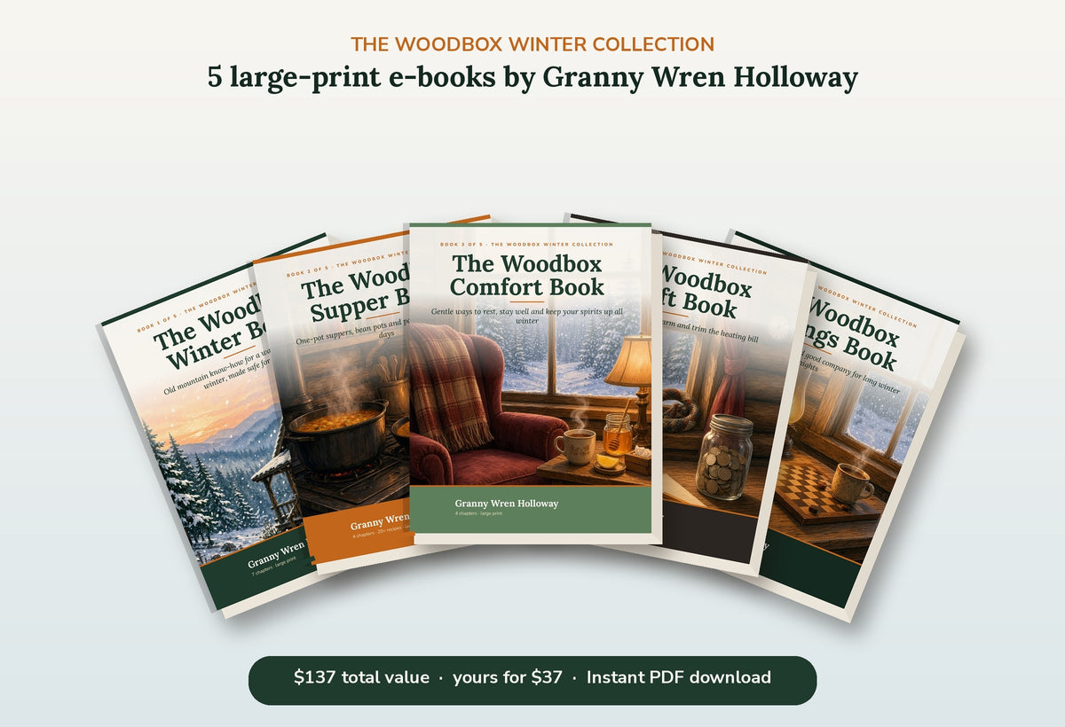 The Woodbox Winter Collection, 5 e-books by Granny Wren Holloway - digital PDF